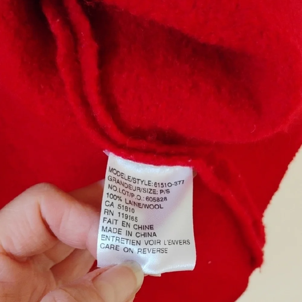 Red Wool Jacket - Picture 3 of 8